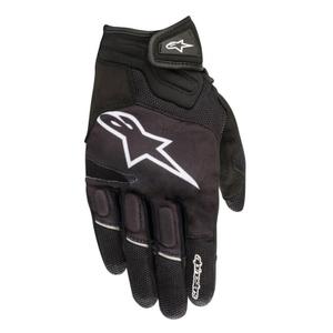 Guanti da moto Alpinestars Atom bianchi e neri