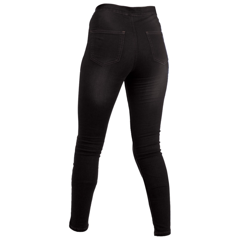 Jeggings Oxford da donna, nero