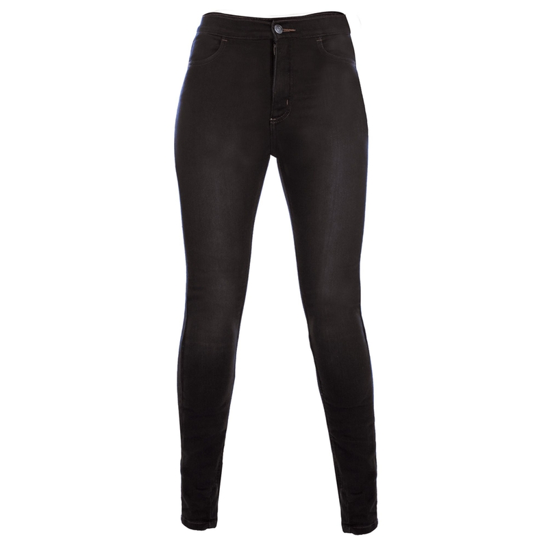 Jeggings Oxford da donna, nero