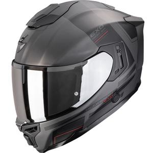 Casco integrale da moto Scorpion EXO-1500 Air Dual argento opaco-nero-rosso
