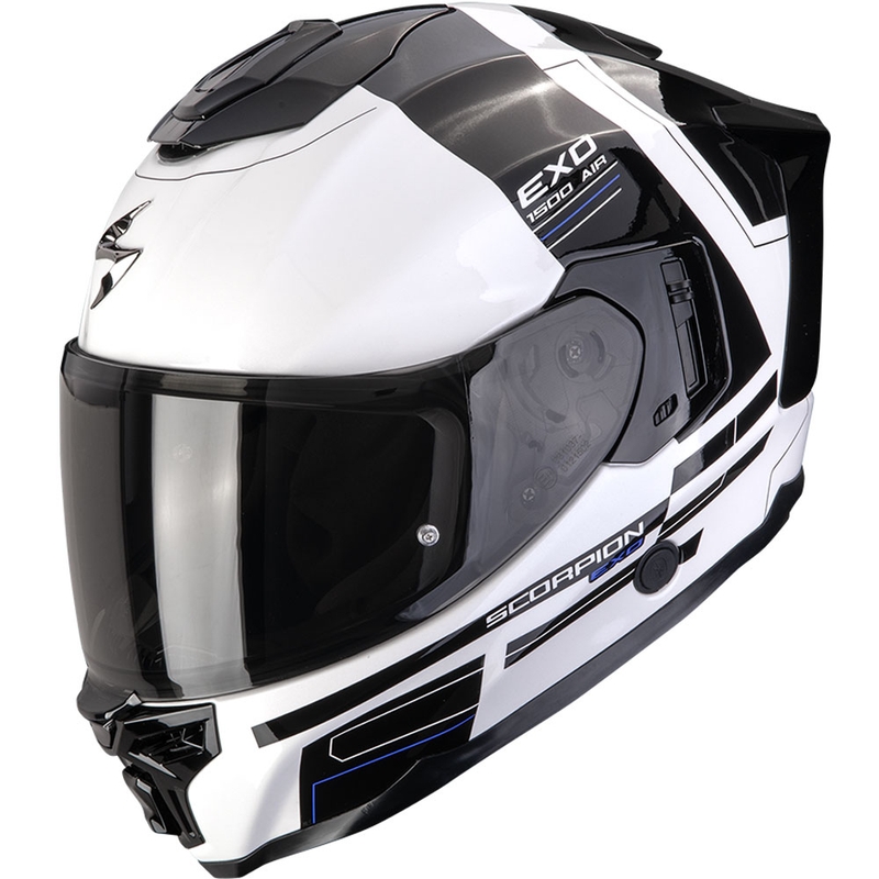 Casco integrale da moto Scorpion EXO-1500 Air Dual bianco-nero-blu