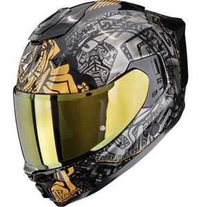Casco integrale da moto Scorpion EXO-1500 Air Apus nero-grigio-oro