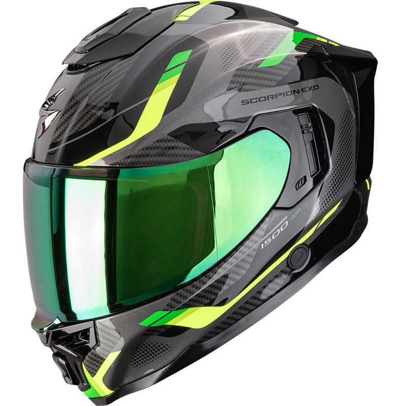 Casco integrale da moto Scorpion EXO-1500 Air Sleek nero-verde