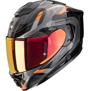 Casco integrale da moto Scorpion EXO-1500 Air Sleek nero-arancione