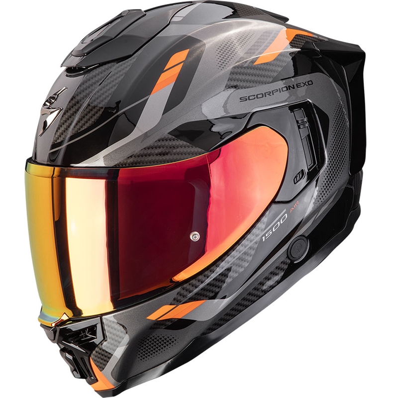 Casco integrale da moto Scorpion EXO-1500 Air Sleek nero-arancione