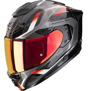 Casco integrale da moto Scorpion EXO-1500 Air Sleek nero-rosso