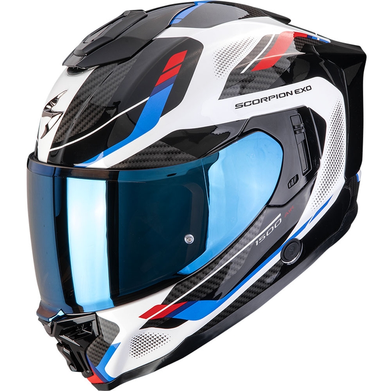 Casco integrale da moto Scorpion EXO-1500 Air Sleek bianco-rosso-blu