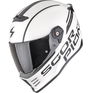 Casco integrale da moto Scorpion Covert FX Danko bianco perla opaco-nero