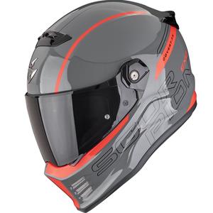 Casco integrale da moto Scorpion Covert FX Danko grigio-rosso