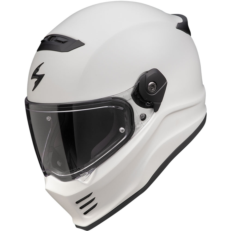 Casco integrale da moto Scorpion Covert FX Solid grigio chiaro opaco