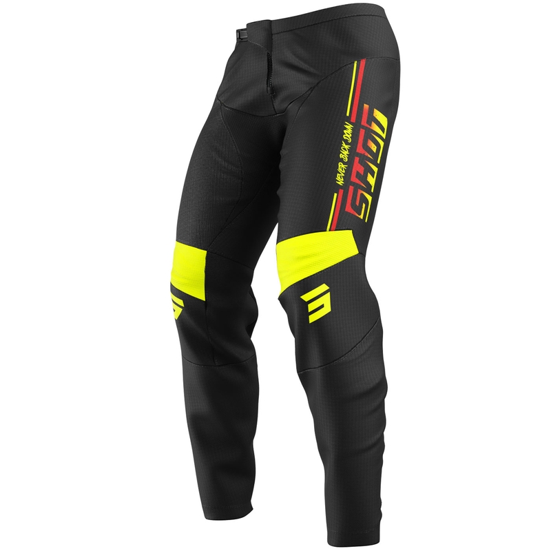 Pantaloni Shot Devo Block MX Giallo Fluo