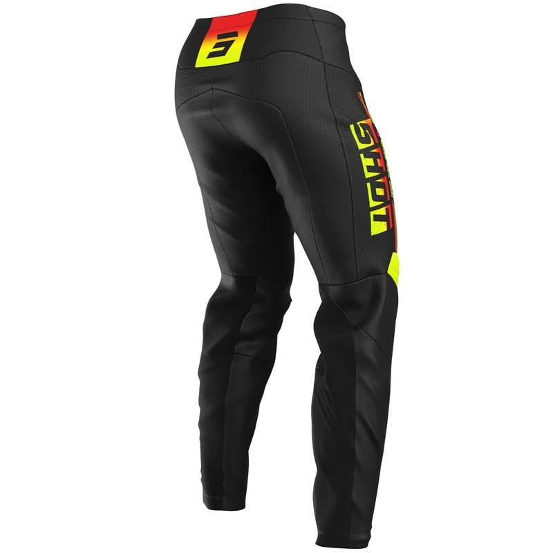 Pantaloni Shot Devo Block MX Giallo Fluo