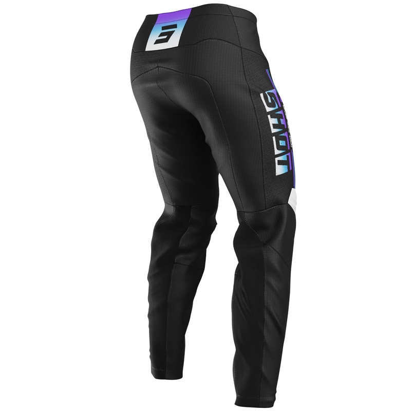 Pantaloni da motocross Shot Devo Block viola