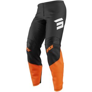 Pantaloni da motocross Shot Draw Private arancioni