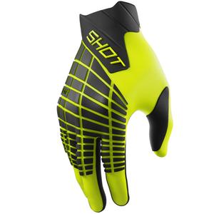 Guanti da motocross Shot Core Max giallo fluo