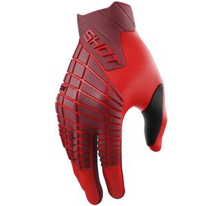Guanti da motocross Shot Core Max rossi