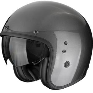 Casco da moto jet Scorpion Belfast EVO Solid grigio metallizzato