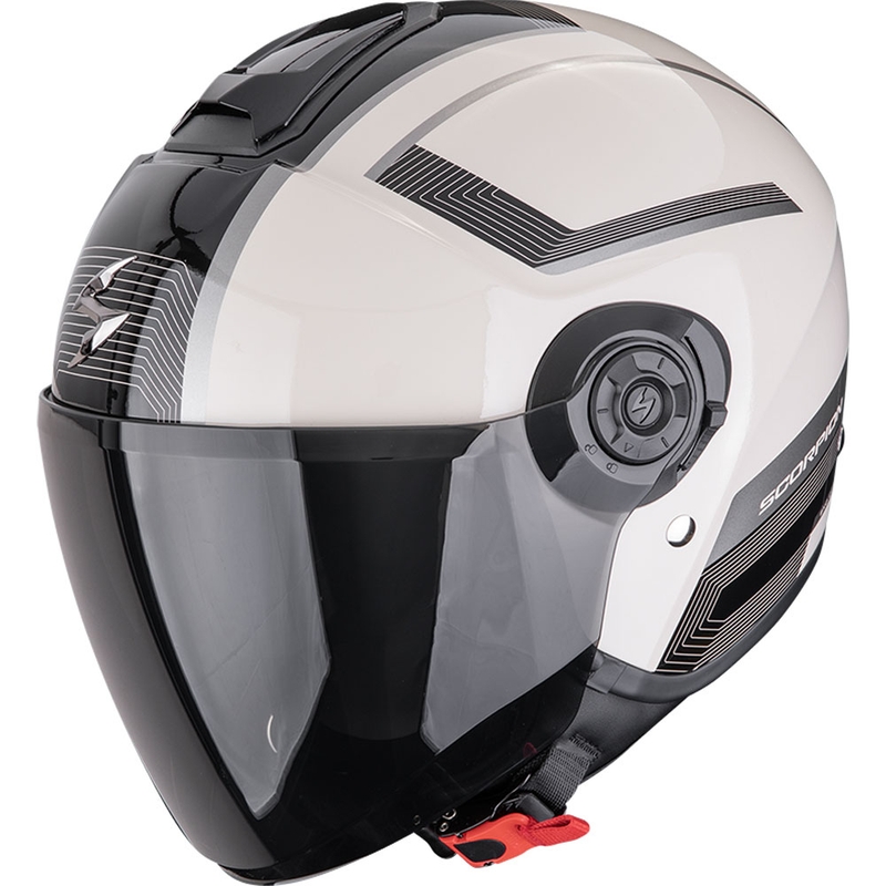 Casco da moto jet Scorpion EXO-CITY II Cosmos crema-nero