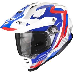 Casco enduro Scorpion ADF-9000 Air Patrol bianco-blu-rosso