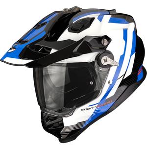 Casco enduro Scorpion ADF-9000 Air Patrol nero-blu-bianco