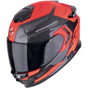 Casco integrale da moto Scorpion EXO-GT SP AIR FLEX nero-rosso fluo