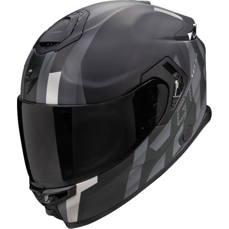 Casco moto integrale Scorpion EXO-GT SP AIR TOURADVEN nero-argento Saldi