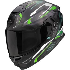 Casco moto integrale Scorpion EXO-GT SP Air Augusta nero-grigio-verde