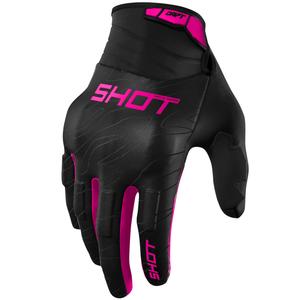 Guanti da motocross Shot Drift Onyx rosa