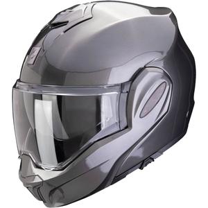 Casco Scorpion EXO-TECH EVO PRO SOLID grigio metallizzato ribaltabile