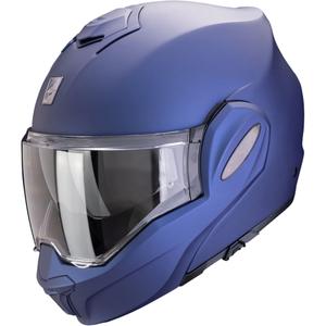 Casco ribaltabile Scorpion EXO-TECH EVO PRO SOLID blu metallizzato opaco