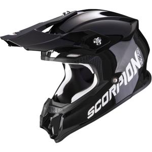 Casco da motocross Scorpion VX-16 EVO AIR nero solido