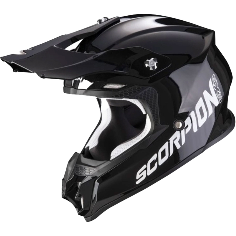 Casco da motocross Scorpion VX-16 EVO AIR nero solido