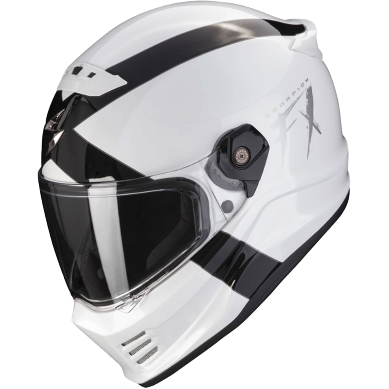 Casco moto SCORPION COVERT FX GALLUS bianco-nero