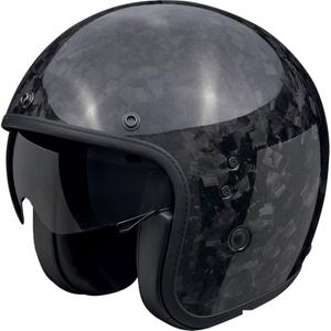 Casco moto aperto Scorpion Belfast EVO ONYX CARBON SOLID nero