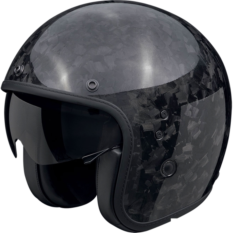 Casco moto aperto Scorpion Belfast EVO ONYX CARBON SOLID nero