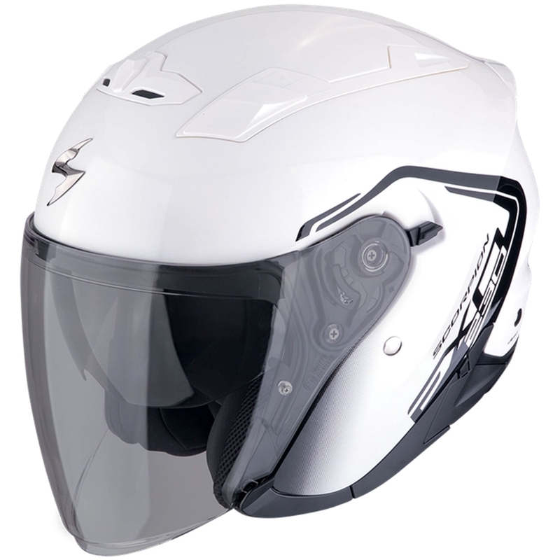 Casco moto aperto SCORPION EXO-230 CIT-E bianco-nero
