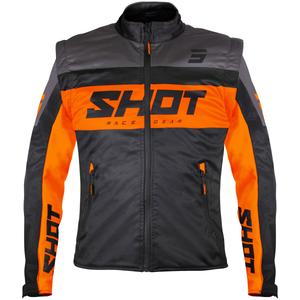 Giacca softshell Shot Softshell Lite nero-arancione