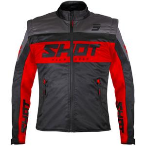 Giacca softshell Shot Softshell Lite nero-rosso