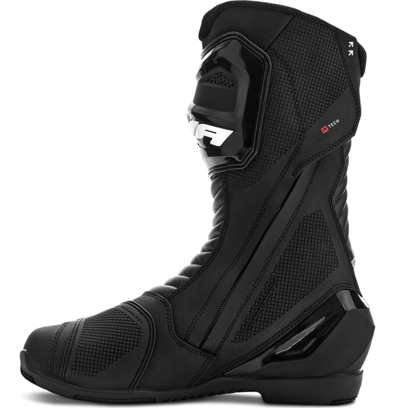 Stivali da moto Shima RX-3 nero-rosso fluo