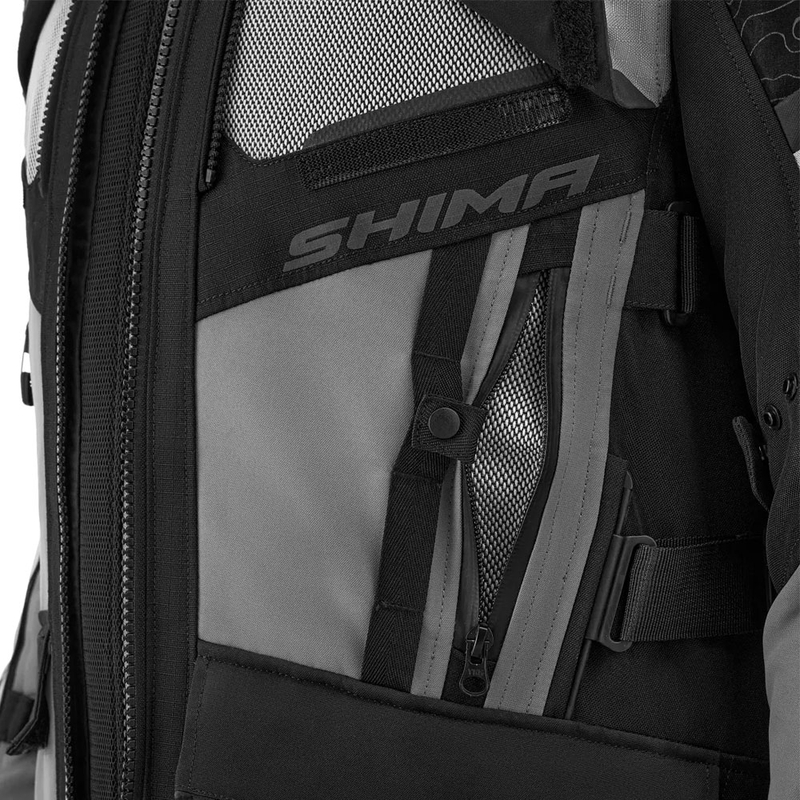 Giacca da moto Shima Tracker grigio chiaro