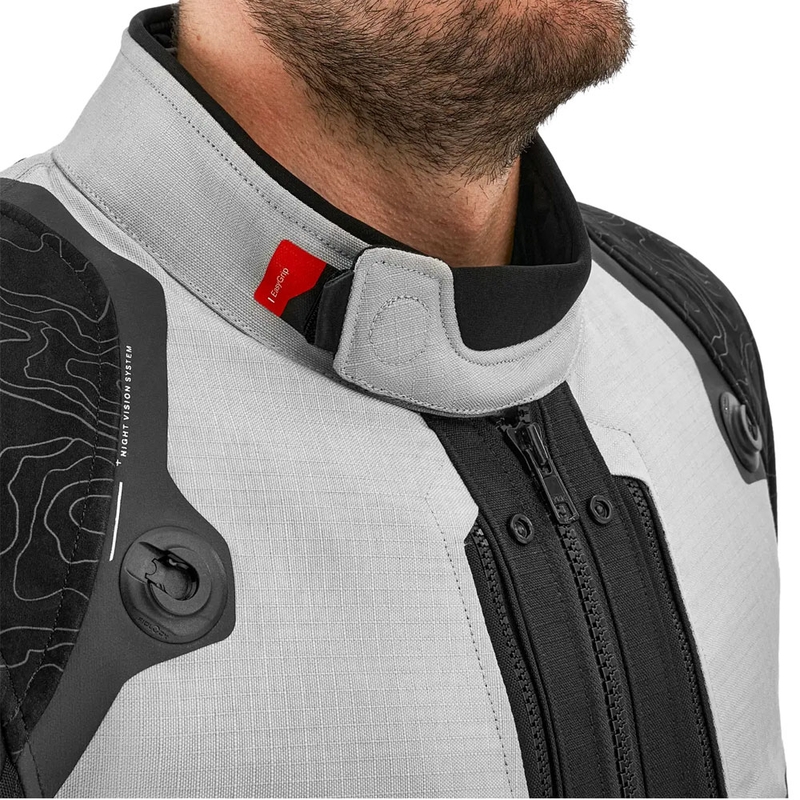 Giacca da moto Shima Tracker grigio chiaro