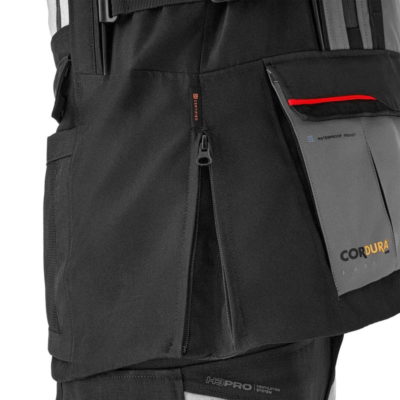 Giacca da moto Shima Tracker grigio chiaro