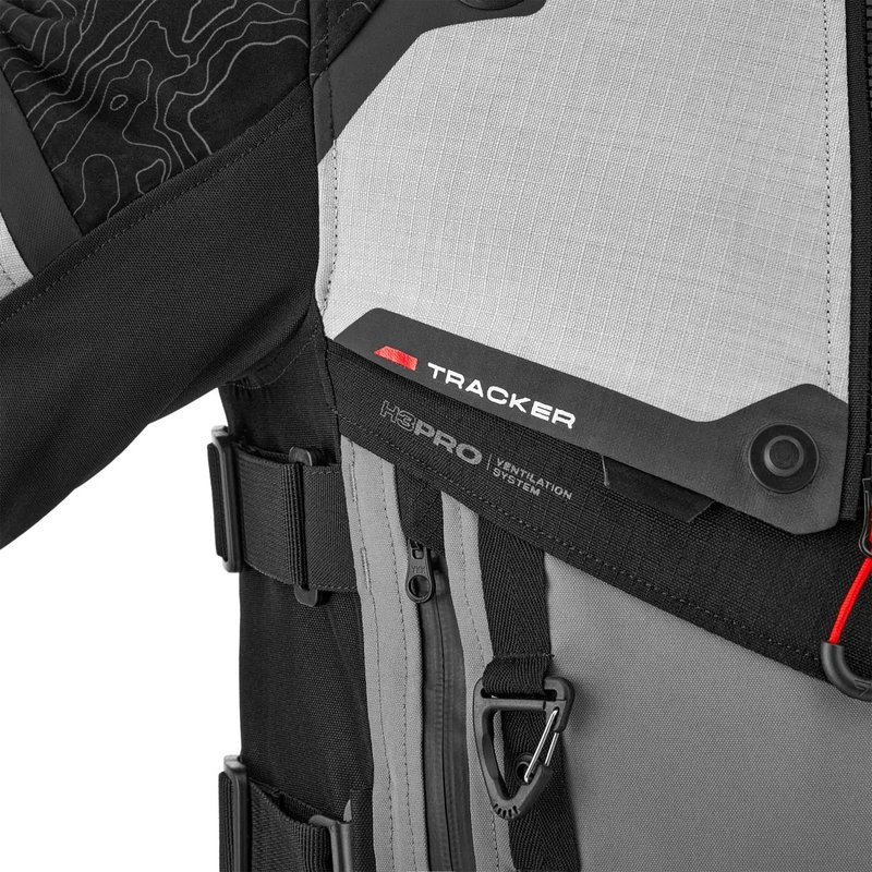 Giacca da moto Shima Tracker grigio chiaro