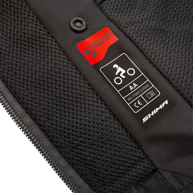 Giacca da moto Shima Tracker grigio chiaro
