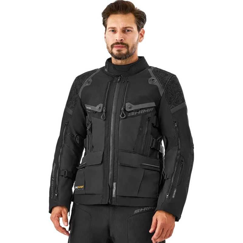 Giacca da moto Shima Tracker nera