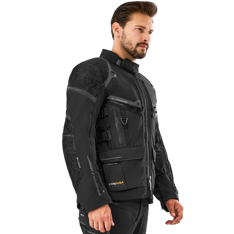 Giacca da moto Shima Tracker nera