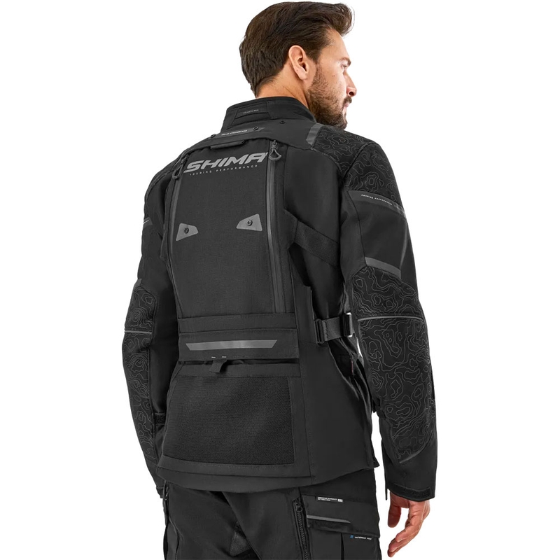 Giacca da moto Shima Tracker nera