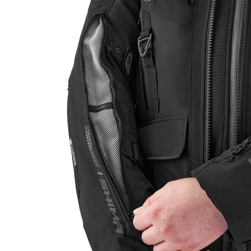 Giacca da moto Shima Tracker nera