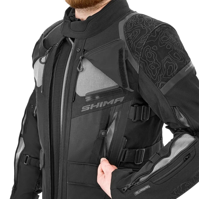 Giacca da moto Shima Tracker nera