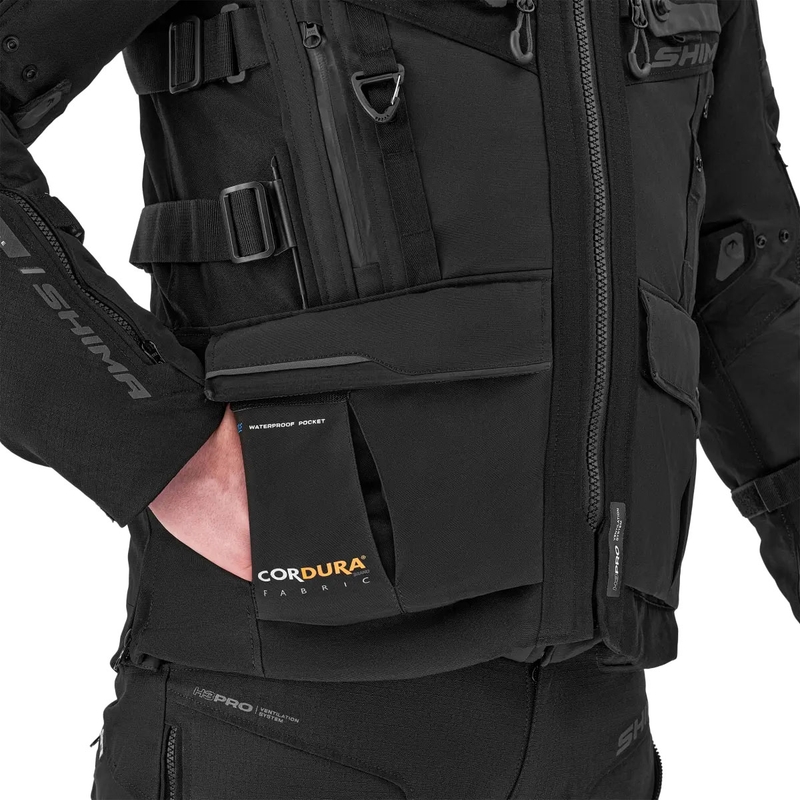 Giacca da moto Shima Tracker nera